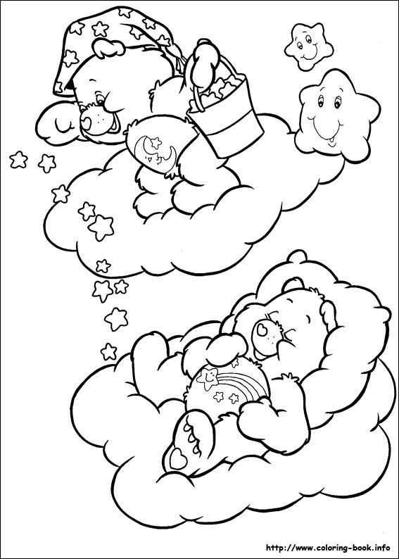 The Care Bears coloring picture